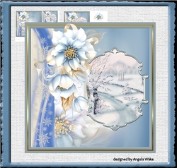 Snow roads and flowers