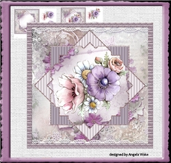 Summer flowers and lace
