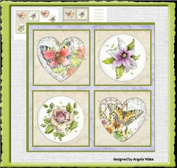 Butterfly and flowers