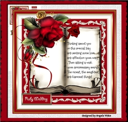 Ruby wedding 7x7