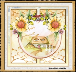 Country home and flowers