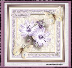 Lilac daisy 7x7