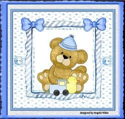 Baby boy teddy bear