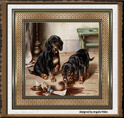Naughty Dachshunds