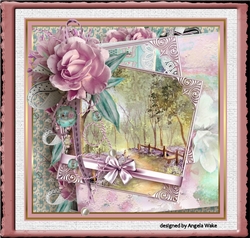Rose and wood 7x7