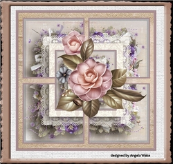 Camelia and lace