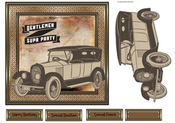Vintage car of past times