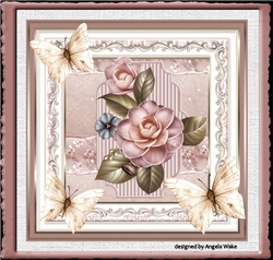 Pink camelias