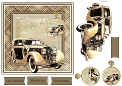 Vintage car in Paris