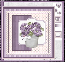 pot of purple flowers
