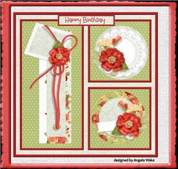 Poppies 7x7 card