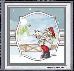 Santa sees a star