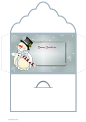 Snowman money wallet