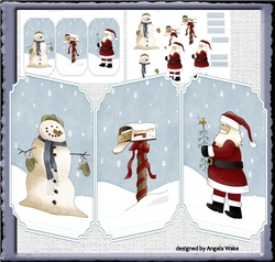 Christmas people trifold