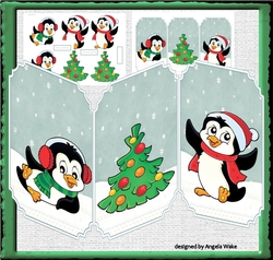 Christmas penguins