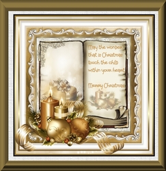 Candles and baubles