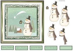 Snowman with the lamp