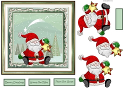 Santa caught the star