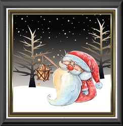 Santa lights the way