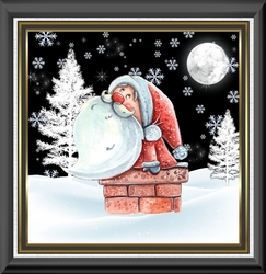 Santa in the chimney