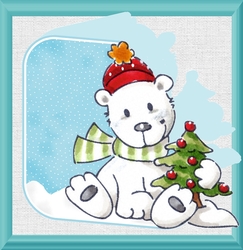 Poler bear shaped card