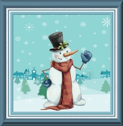 The lonely snowman
