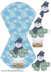 Wobble Along Snowman
