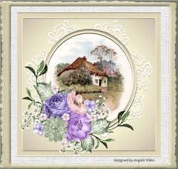 Cottage and roses