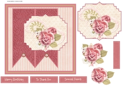 Rose and fern