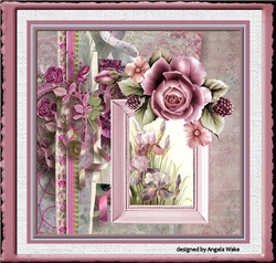 Iris and roses