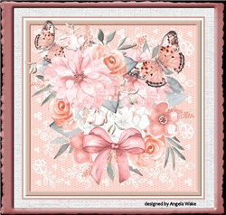 Pink corel rose