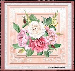 Mixed watercolour roses
