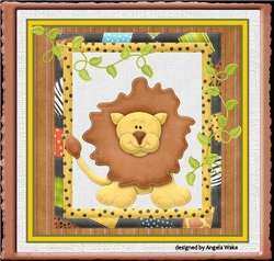 Lion at the zoo