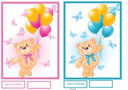 Teddy bear balloons