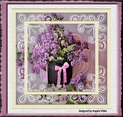 Pot of lilacs