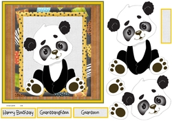 Panda bear wobble head