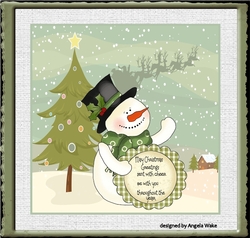 Snowman greetings