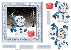Snowman has a gift
