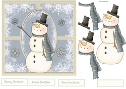 Snowman flakes