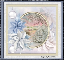 snow covered trees