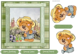 Teddy bears garden