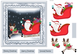 Santa and rudolf