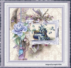 Forget-me-notes and roses