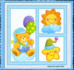 Bear, sun and star baby boy first birthday