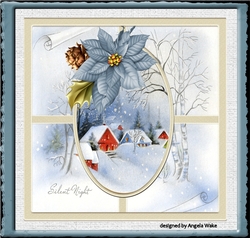 Winter silent night