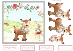 Baby Deer and mouse