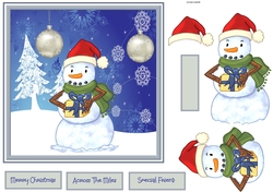 Snowman has a gift