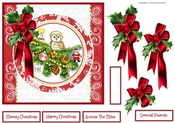 The owl in the tree