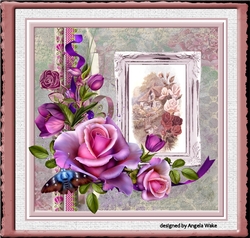 Rose cottage garden