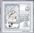 Winter bird 7x7 card